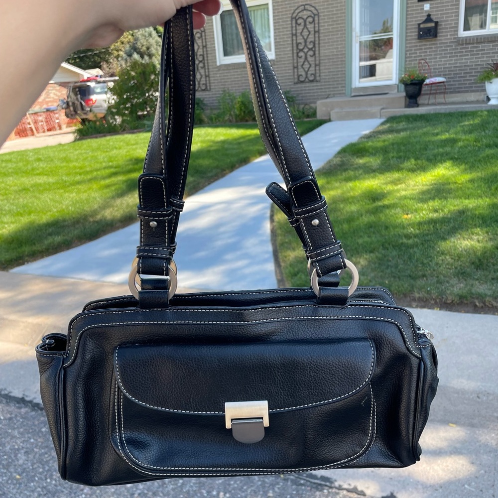 Y2K Black Shoulder Bag
